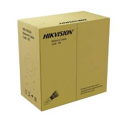 HIKVISION-BOBINA CABLE UTP EXTERIOR CAT6 NEGRO DE 305 MTS