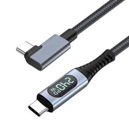 VF-CABLE USB4  USBC A USB C 40GBPS LED DISPLEY